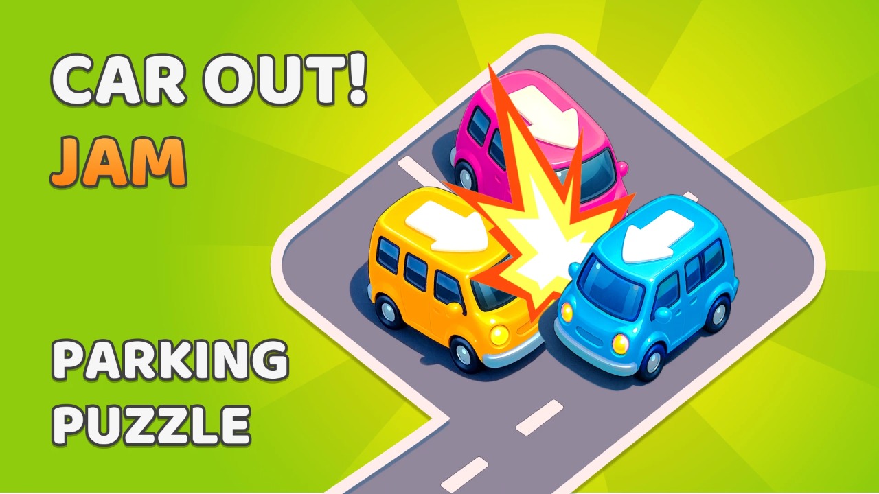 Car Out Jam — Color-matching parking puzzle