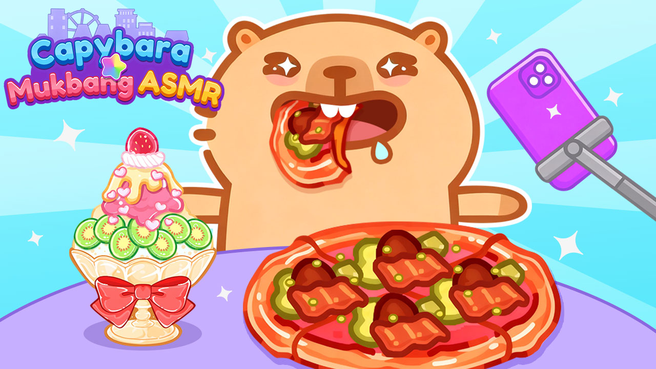 Capybara Mukbang ASMR — Cooking and dress-up sim