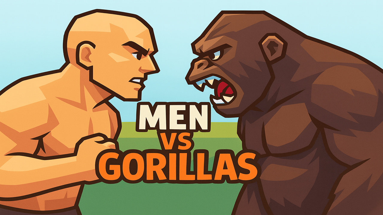 Men Vs Gorillas — Upgrade-based battle game