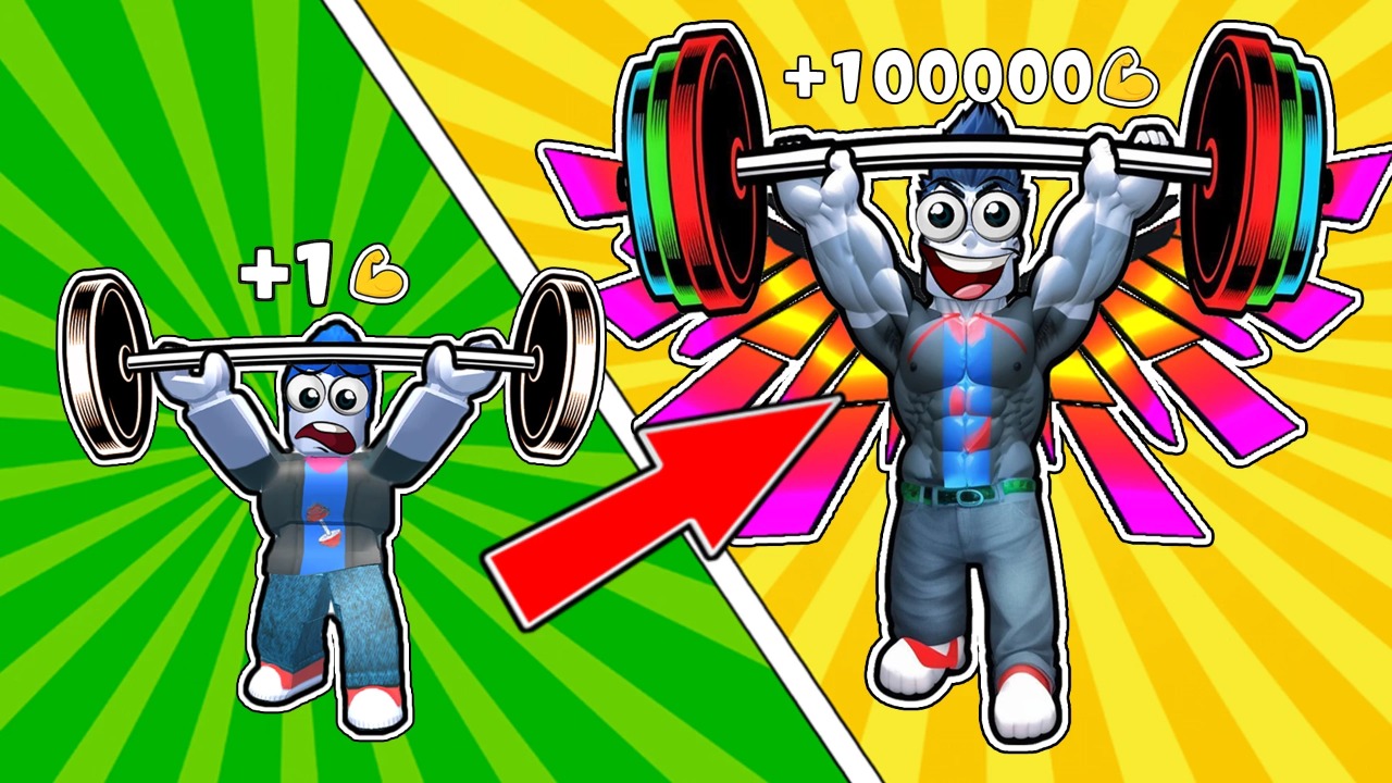 Obby: Gym Simulator, Escape — 3D obstacle course clicker