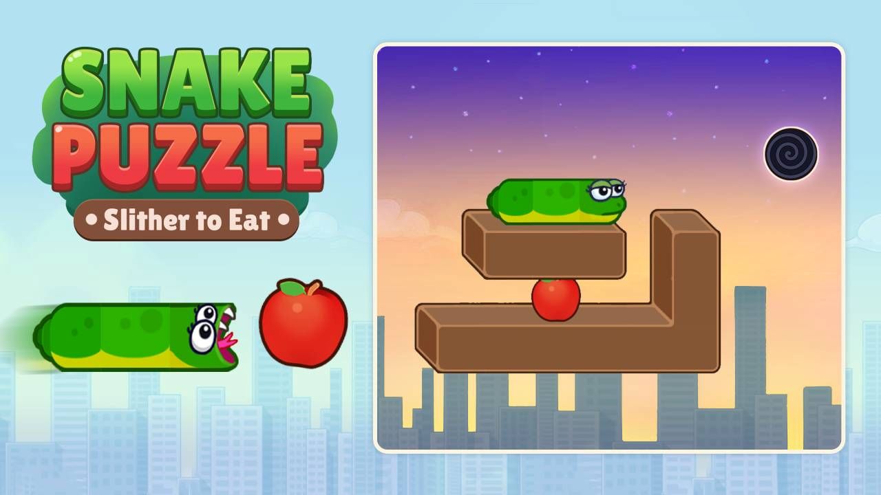 Snake Puzzle: Slither to Eat! — Snake pathfinding puzzle