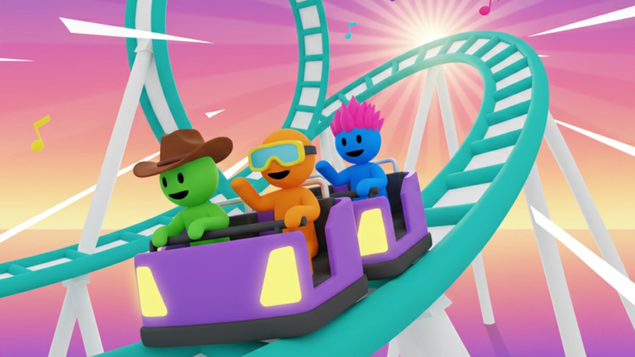 Roller Coaster 3D — Lane-switching ride game