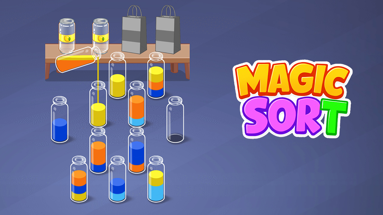 Magic Sort — Color-sorting pour puzzle